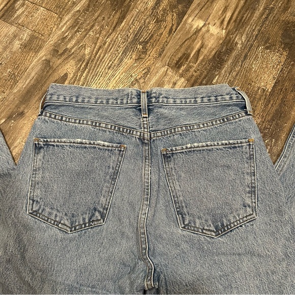 AGOLDE Size 27 Cherie High Rise Merit Straight Leg Fray Hem Jean - Picture 12 of 15